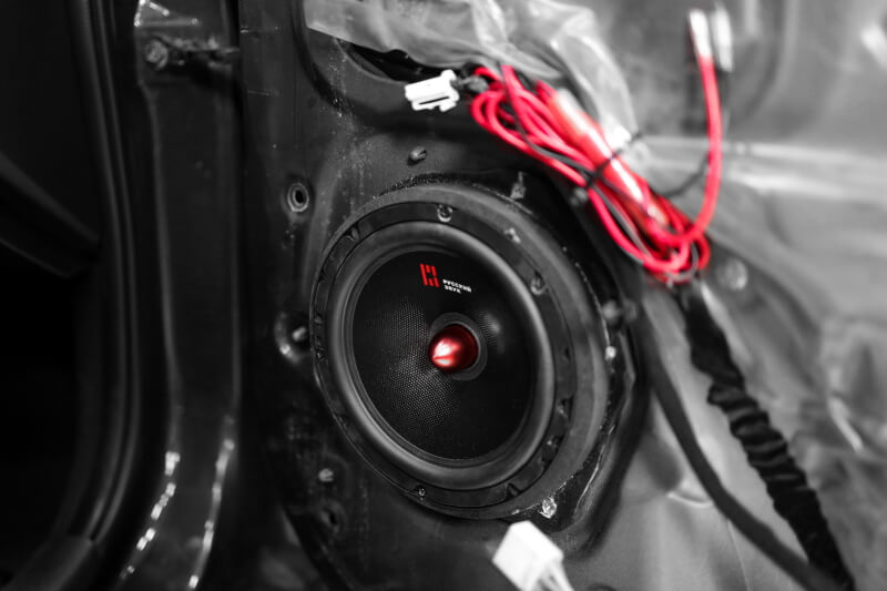 Установка динамика «АК» на проставочное кольцо